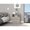Gray, variant on White particle - board nightstand / For bedside night use / Provide a storage place