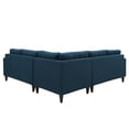 thumbnail image 4 of Empress 3 Piece Upholstered Fabric Sectional Sofa Set, 4 of 4