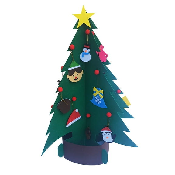 Slim Christmas Trees on Sale and Clearance Skinny Christmas Tree - Mini Small Little Tabletop Prelit Christmas Tree 11.8 Inch Decorated with Ornaments 35 Multi-Colored Lights Artificial Green Tree