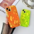 thumbnail image 5 of for iPhone 14 Case (2022 6.1"),Cute Glitter 3D Stone Pattern Design Soft Laser Water Ripple Shockproof - Lens Protection Colorful Pearl Light Bling Phone Case for iPhone 14,Gradient Green, 5 of 13