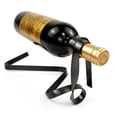thumbnail image 4 of Black Iron Wine Rack for Storage with Ribbon Support Designed for Balance and Decoration Suitable for Various Bottle Sizes 1PC, 4 of 8