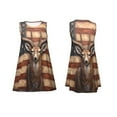 thumbnail image 7 of KLL Deer American Flag Wall Pattern Womens Summer Dresses 2025,Loose Round Neck Sleeveless Sundresses Tank Dresses with Pockets, 7 of 7