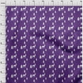 thumbnail image 3 of oneOone Cotton Poplin Violet Fabric Merry Christmas Sewing Material Print Fabric By The Yard 56 Inch Wide, 3 of 4