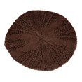 thumbnail image 2 of Pink Season Women Fall Winter Hat Knitted Bonnet Solid Color Elastic Twisted Texture Keep Warm Beret Photo Prop Cap for Outdoor Activities Travel Cycling, 2 of 2