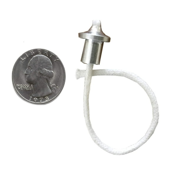 Soporte de aluminio Flame Wick Firefly de 5/16 pulgadas con mechas de algodón de 2,6 mm