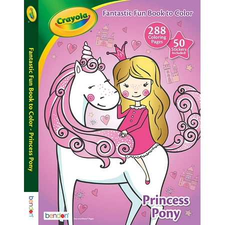 bendon publishing crayola fantastic fun pony princess
