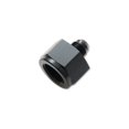 thumbnail image 2 of Vibrant Performance Adapter Fitting 10835 Fabrication Components; -10AN Female To -8AN Male; Andodized; Black; Aluminum; Single, 2 of 4