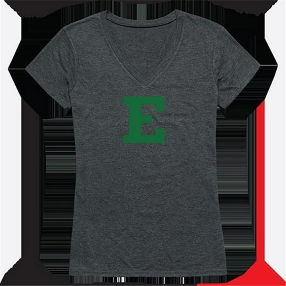 W Republic Products 521-295-E9C-01 Womens Eastern Michigan University Cinder Tee, Heather Charcoal - Small