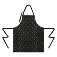 thumbnail image 2 of Black Bigfoot and Tree Pattern Apron-Garden Aprons for Women with Pockets-Cotton Linen Waterproof Kitchen Cooking Gardening Aprons Adjustable for Kitchen,Cooking,BBQ and Salon 33x27 Inch, 2 of 7