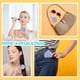 thumbnail image 3 of Paquete de 6 Mini Cepillos de Pelo Plegables con Espejo, Cepillo de Pelo Redondo Portátil con Bolsillo Plegable, Peine de Masaje Compacto de Tamaño de Viaje para Niñas y Mujeres, 3 of 6
