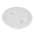 thumbnail image 1 of Marine ABS Rounded Cover Inspection Hatch Yacht RV Boat Accessories4inch, Weatherproof, ABS Plastic, Durable, 1 of 8