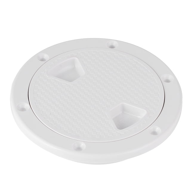 Marine ABS Rounded Cover Inspection Hatch Yacht RV Boat Accessories4inch, Weatherproof, ABS Plastic, Durable