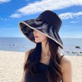 thumbnail image 4 of 56-58 cm circunferencia del sombrero verano patrón de amor sombrero para el sol anti-ultravioleta sombrero de pescador circunferencia de la cabeza grande sombrero para el sol, 4 of 5