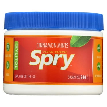 Xlear Spry Cinnamon Mints Sugar Free 240 Count Pack of 2