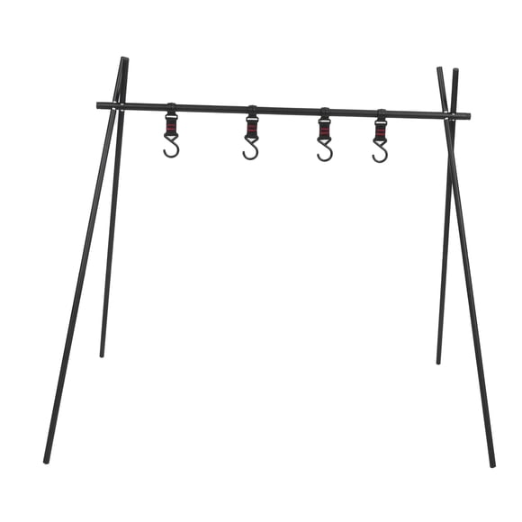 Soporte de cocina para fogata, trípode para barbacoa, parrilla para pícnic al aire libre, utensilios de cocina, suministros para fiestas