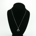 thumbnail image 4 of Women's Trillion Cut Smoky Topaz with Cubic Zirconia Pendant and Necklace Set, 4 of 7