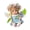 SCY4943, variant on Stylish Keyring Pendant for Women and 2D Flat Acrylic Fairies Figurine Charm for Backpacks and Ornament