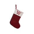 thumbnail image 2 of KCEHTA Christmas Stockings with Initials, Embroidered Personalized Knit Christmas Stocking Red and White Knitted Christmas Stocking for Family Holiday Party Fireplace Hanging Decorations, 2 of 7