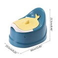 thumbnail image 3 of Toddler Toilet with Separating Design Potty Training Seat with Lid Splash Guard Toddler Training Toilet Lightweight, 3 of 8