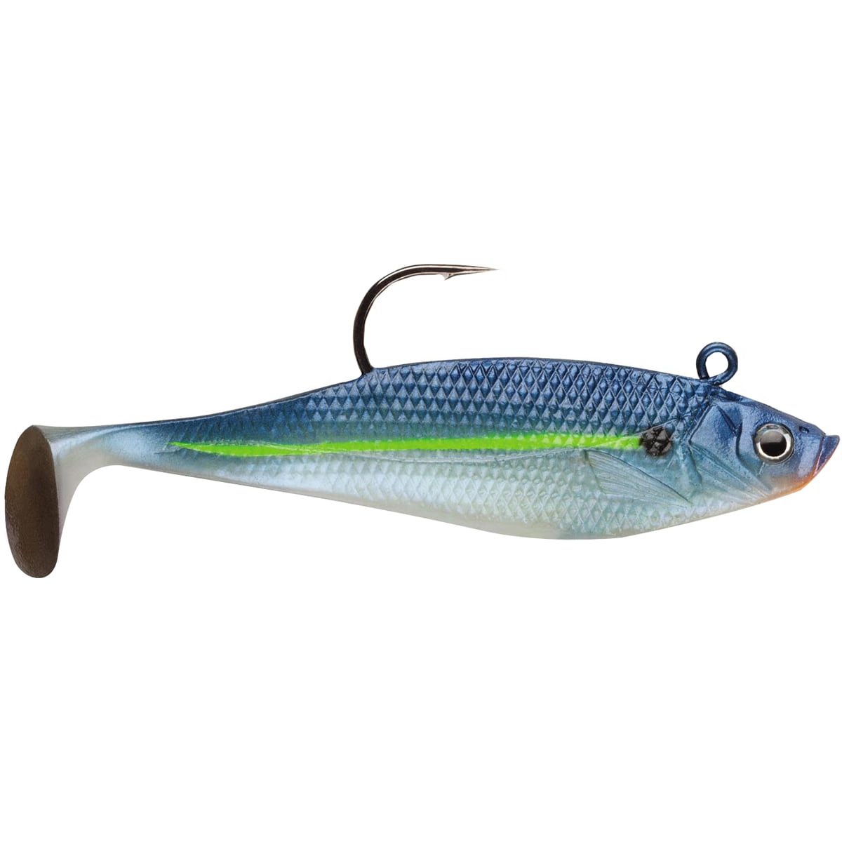 Storm WildEye Swim Shad 3" Fishing Lure 1/4oz Blue Steel Shad 3pcs
