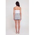 thumbnail image 4 of Women's Rhinestone Studded Frayed Mini Skirt, 4 of 4