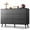 6 Drawers-Black, variant on GALAXHERO Black Dresser, Modern Chest of Drawers with 4 Drawer for Bedroom, Tall Wood Storage Organizer for Living Room, Closet, Hallway, Dorm Room