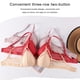 thumbnail image 5 of Sujetador sin aros Minnieouse para mujer lencería de realce copa de tres esquinas ropa interior transpirable Bralette Rojo S/M 70/75AB, 5 of 6