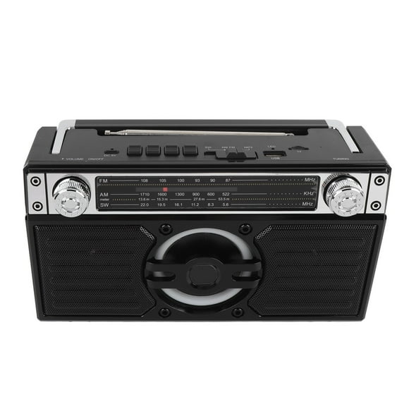 Am Portable Radio  Speaker Multifunctional Rechargeable Multi Band FM AM SW Radio for Travel Long Play Time