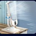 thumbnail image 6 of Table Tower Fan USB Portable Electric Fan with 5 Speeds, Outdoor & Desk Cooling Brushless Motor for Car Home Office (White), 6 of 9