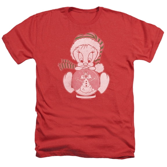 Looney Tunes Tweey Globe Mens Heather Shirt