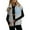 Gray, variant on Womens Fuzzy Fleece Jacket Vest Sleeveless Zip-Up Sherpa Jackets Oversized Fall Winter Casual Coats with Chest Pocket Navy, S