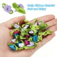 thumbnail image 4 of Uxcell 0.6'' Tiny Satin Ribbon Rose Fabric Flowers Embellishments Rosettes Applique Purple 250 Pcs, 4 of 6