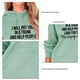 thumbnail image 5 of Sudadera con capucha de manga larga con cordón, holgada, cómoda, diseño de patrón de letras, sudadera de poliéster para mujer para uso diario, 5 of 6
