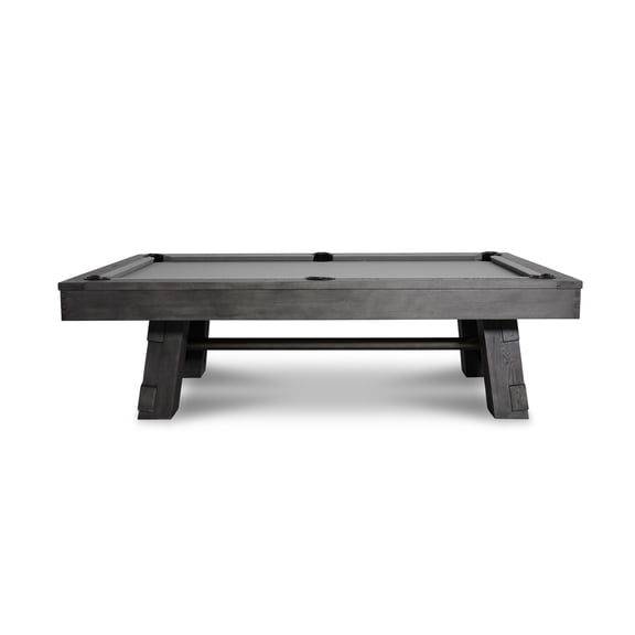 Empire USA Nixon Billiards Georgia Slate Pool Table with Premium Billiard Accessories, Grayson Gray, 8 ft