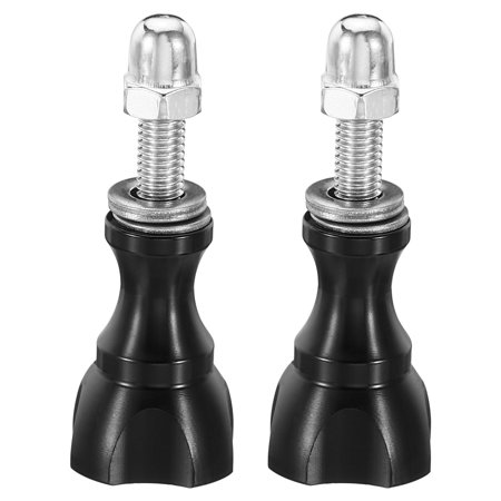 

Uxcell 45mm Aluminum Thumbscrews 2pcs M5 19mm Camera Rotating Knob Black