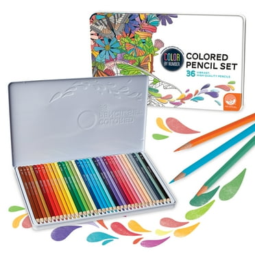 MindWare Set of 36  Colored Pencils for Kids & Adults, Great as Drawing Pencils or Classroom Supplies