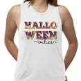 thumbnail image 2 of Halloween Vibes Women's Muscle Tank Large White, 2 of 5