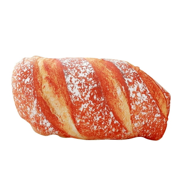 Xihbxyly Venta de Palets Cojín Lumbar Suave con Forma de Pan de Simulación, Juguete de Peluche