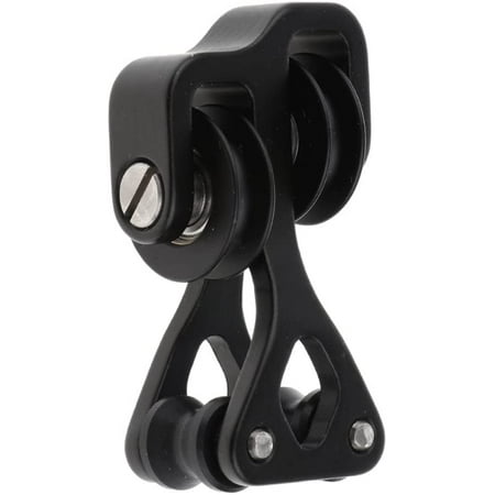 Haofy Stabilizzatore Per Arco Compound - Scivolo Per Cavi In Lega Di Alluminio - Guida A Rulli Basso Attrito - 4,5 Cm