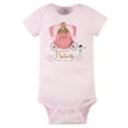 thumbnail image 4 of Gerber Baby Girl Short Sleeves Onesies Bodysuits, 8-Pack, 4 of 10