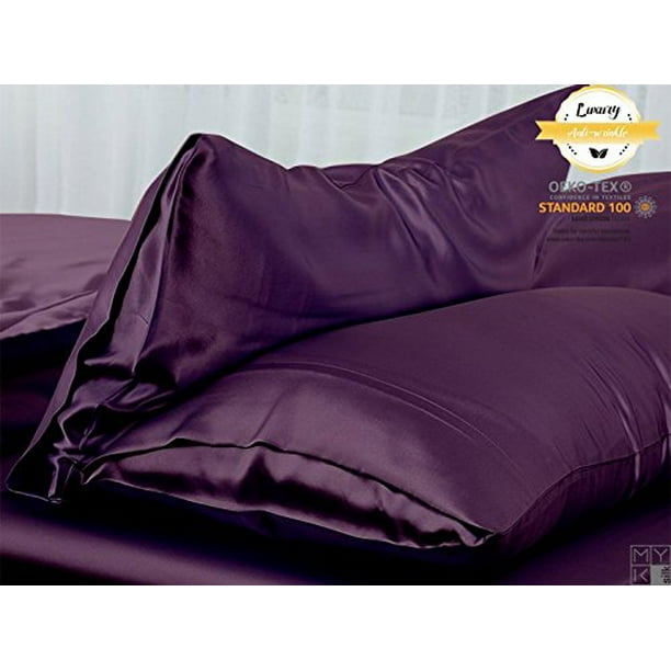 MYK 100 Pure Natural Mulberry Silk Pillowcase, 25 Momme Both Side for