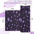 thumbnail image 5 of Halloween Purple Spooky Icons Toddler Nap Mats for Kids Preschool,50"x20" Sleeping Mat Bag or Kids,Toddler Sleeping Bag,Toddler Nap Mat or Daycare, 5 of 6