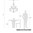 thumbnail image 2 of Wry Lighting Torbellino 9-light Chandelier in Cordoban Bronze, 2 of 5