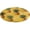 style-6, variant on Lunarable Pineapple Washable Round Rug -Circle Area Rugs for Nursery Bedroom, Vintage Non Slip Non Shedding Low Pile Carpet for Living Room Coffee Table Entryway