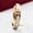 Rose Gold, variant on 316L Stainless Steel Band Men/Women's White Shell CZ Engagement Ring Size 4-10
