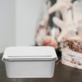 thumbnail image 3 of SHISUYAN 1 Set Stainless Steel Tiramisu Cake Pan with Lid Baking Mold Box, 3 of 9