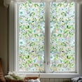 thumbnail image 3 of Zmeidao Floral Privacy Window Film, Static Cling Rainbow Stained Glass Decals for Home Door 17.7x78.7in, 3 of 5