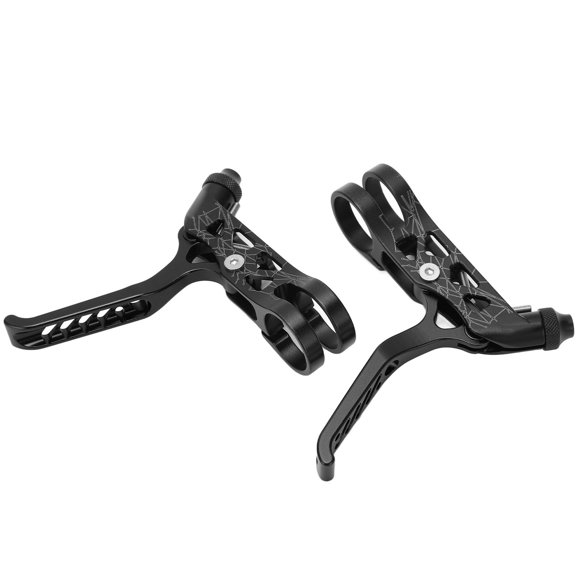 Bike Brake Levers, 22.2mm Opening Sturdy Aluminum Alloy Bike Brake Handle Accurate For 3sixty Mountain Bike Black