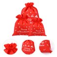 thumbnail image 5 of Gymnture christmas 8pcs Christmas Candy Bags Drawstring Gift Bags Christmas Sack Bag, 5 of 10