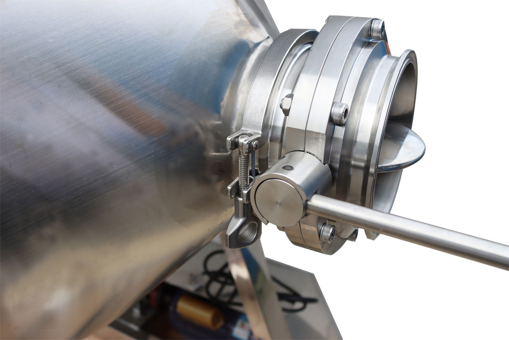 INTBUYING 220V 200L Dry Powder Mixer Metal Metallurgy Powder Blender Metal Powder Food Material Mixer